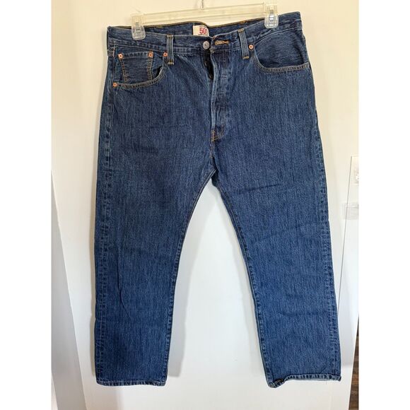 Levi's 501 Men's Red Tag Button Front Jeans size 38/30 100% Cotton Exc. Cond. - Picture 1 of 7